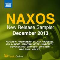 Naxos December 2013 New Release Sampler