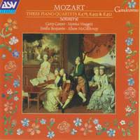 Mozart: Three Piano Quartets