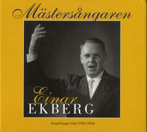 Mästersångaren Einar Ekberg (1925-1934)