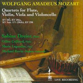 Mozart: Quartets for Flute, Violin and Viola
