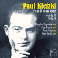 Paul Kletzki: Piano Chamber Music