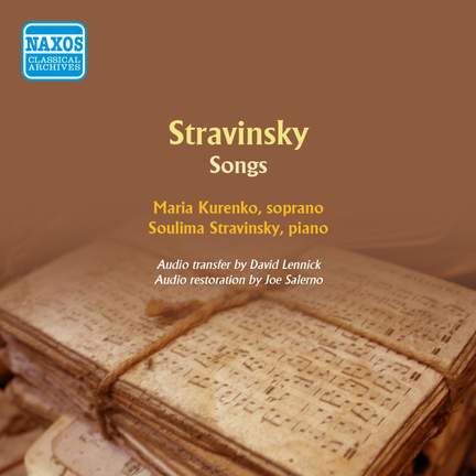 Stravinsky: Songs
