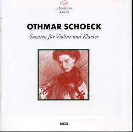 Schoeck: Violin Sonatas