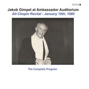 Jakob Gimpel at Ambassador Auditorium