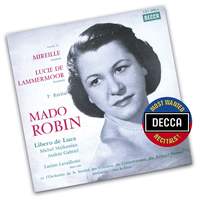 Mado Robin sings excerpts from Lucia and Mireille