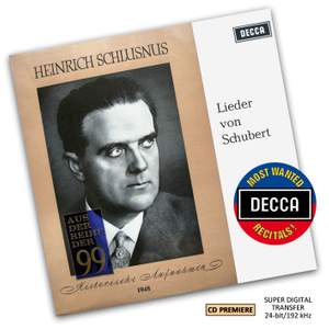 Heinrich Schlusnus - A Schubert Recital