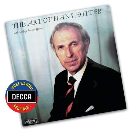 The Art of Hans Hotter Vol. 1