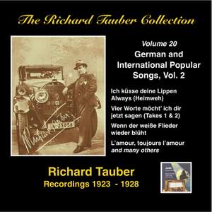 The Richard Tauber Collection, Vol. 20 - German & International Popular Songs, Vol 2 (Recordings 1923-1938)