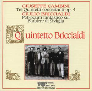 Cambini: Three Wind Quintets