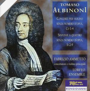 Albinoni: Concerto per violino & Sinfonie a 4