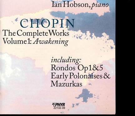 Chopin: The Complete Works, Vol. 1, 'Awakening'