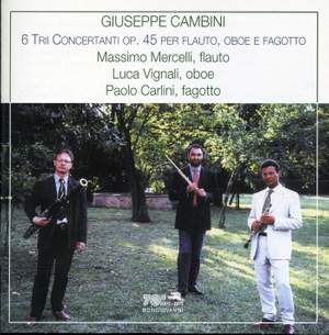 Cambini: Trios (6) for flute, oboe and bassoon, Op. 45