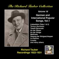 The Richard Tauber Collection, Vol. 18 - German and International Popular Songs I (Recorded 1922-1931)