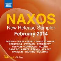 Naxos February 2014 New Release Sampler