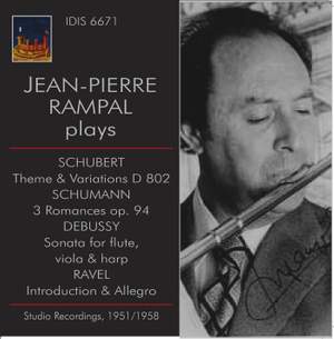 Jean-Pierre Rampal Plays Schubert, Schumann & Debussy (Studio Recordings 1951, 1955 & 1958)
