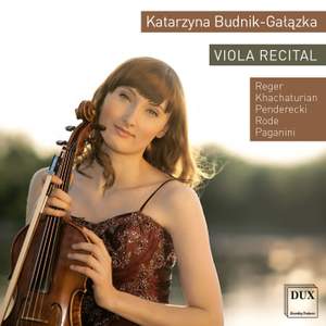 Katarzyna Budnik-Gałązka: Viola Recital