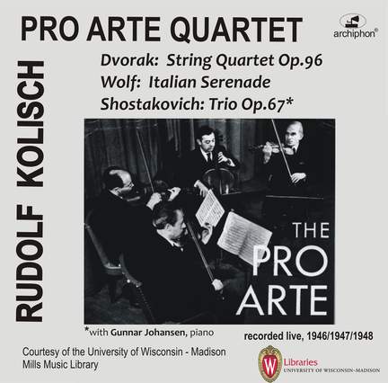 Dvořák, Wolf & Shostakovich: Chamber Works