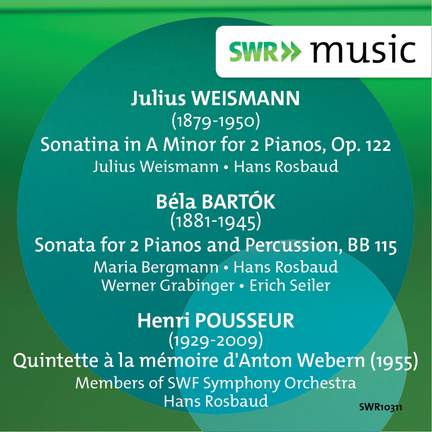 Weismann, Bartók & Pousseur: Chamber Works