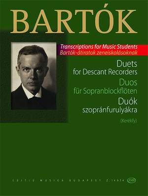 Bartók Béla: Duets for Descant Recorders