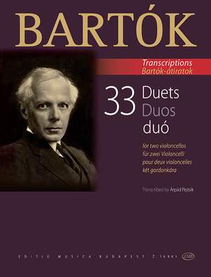 Bartók Béla: 33 Duets for Two Cellos