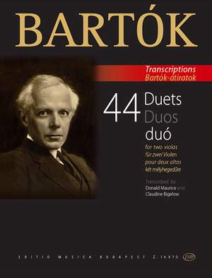 Bartók Béla: 44 Duets for two violas
