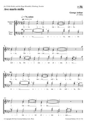 Arthur George: Ave maris stella
