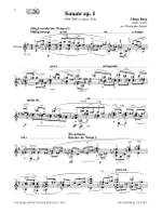 Berg, Alban: Sonate op. 1 Product Image
