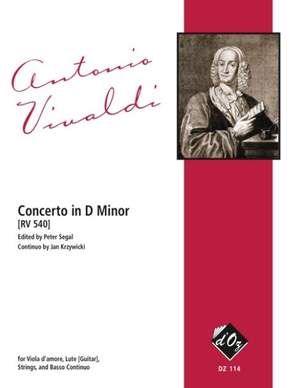 Antonio Vivaldi: Concerto for Lute, RV 540 (2 livres)