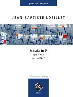 Jean-Baptiste Loeillet: Sonate in G, opus 4, no 9