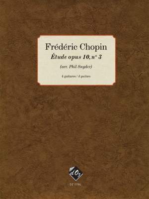 Frédéric Chopin: Étude, opus 10, no 3