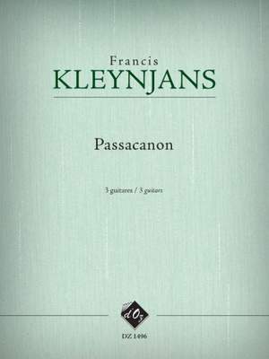 Francis Kleynjans: Passacanon, opus 260