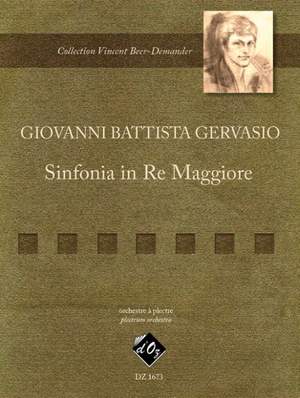 Giovan Battista Gervasio: Sinfonia in Sol Maggiore