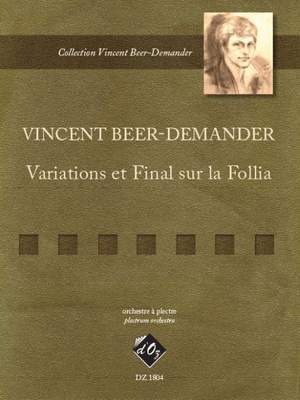 Vincent Beer-Demander: Variations et Final sur la Follia
