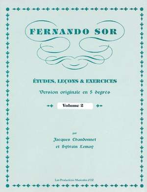 Fernando Sor: Etudes, leçons et exercices, vol. 2