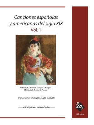 Canciones españolas y americanas del siglo XIX, 1