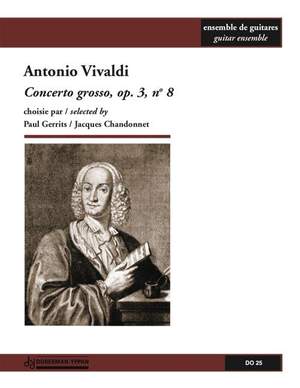 Antonio Vivaldi: Concerto grosso op. 3, no. 8 (3-7 guit.)