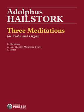 Adolphus Hailstork: Three Meditations