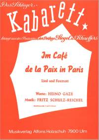 Fritz Schulz-Reichel: Im Cafe de la Paix in Paris