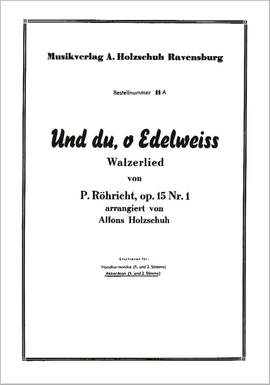 P. Röhricht: Und du o Edelweiss