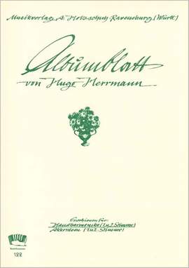 Hugo Herrmann: Albumblatt