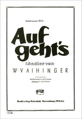 W. Vaihinger: Auf geht's