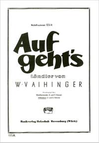 W. Vaihinger: Auf geht's