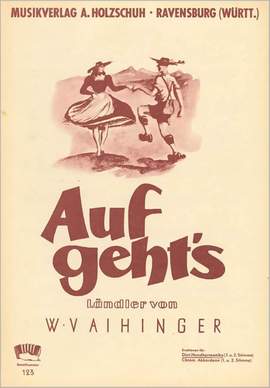 W. Vaihinger: Auf geht's