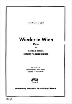 Konrad Bemsel: Wieder in Wien