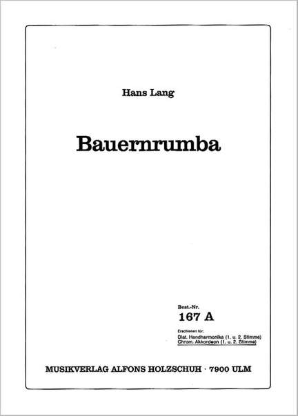 Hans Lang: Bauernrumba