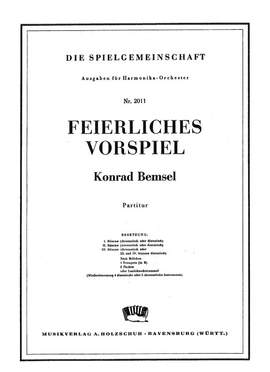 Konrad Bemsel: Feierliches Vorspiel