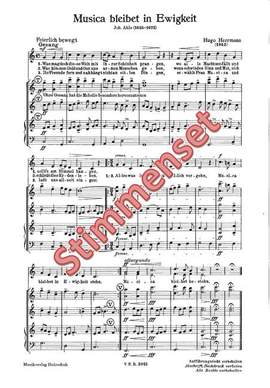 Hugo Herrmann: Musica bleibet in Ewigkeit