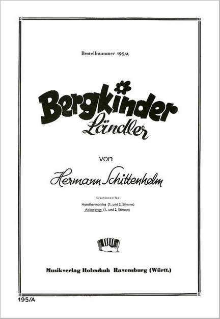 Hermann Schittenhelm: Bergkinder