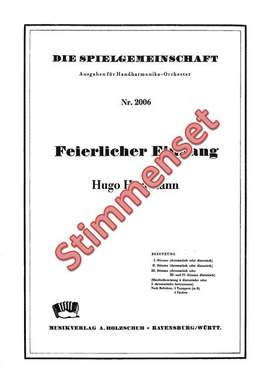 Hugo Herrmann: Feierlicher Eingang