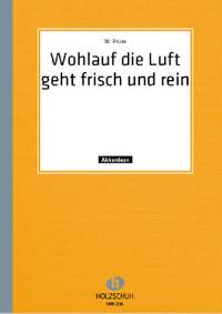W. Prüss: Wohlauf die Luft geht frisch und rein
